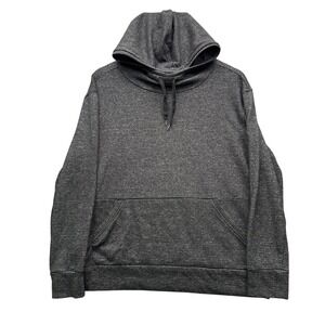 Champion Elite Hoodie Men's Size L Gray Striped Long Sleeve Outdoor Sweatshirt